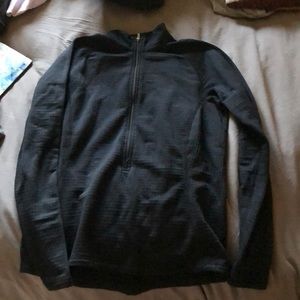 Ski fleece black warm